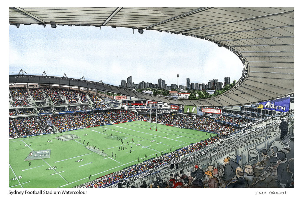 1024x680 Sydney Football Stadium - Football Stadium Drawing