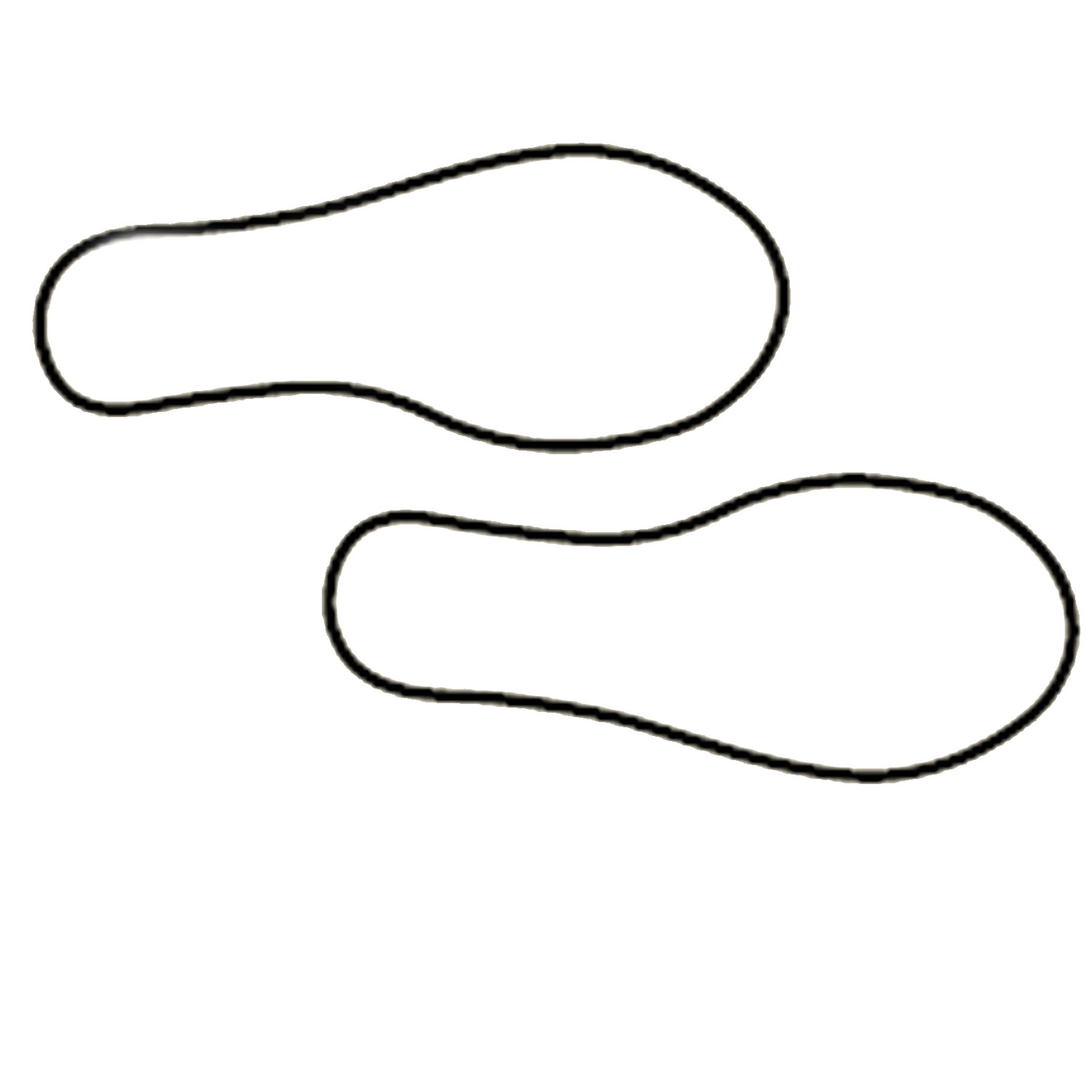 1500x1500 How To Draw Cleverly A Complex Shape In Android - Footprint Line Drawing