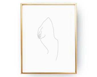 340x270 Line Drawing Etsy - Footprint Line Drawing