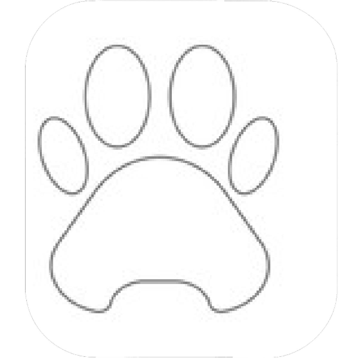 1200x1200 Designs Mein Mousepad Design Mousepad Selbst Designen - Footprint Line Drawing