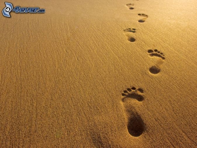674x505 foot prints in sand pictures footprints in the sand diy - Footprints In The Sand Drawing