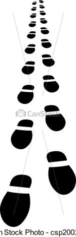 152x470 Huge Collection Of 'footsteps Drawing' Download More Than - Footsteps Drawing