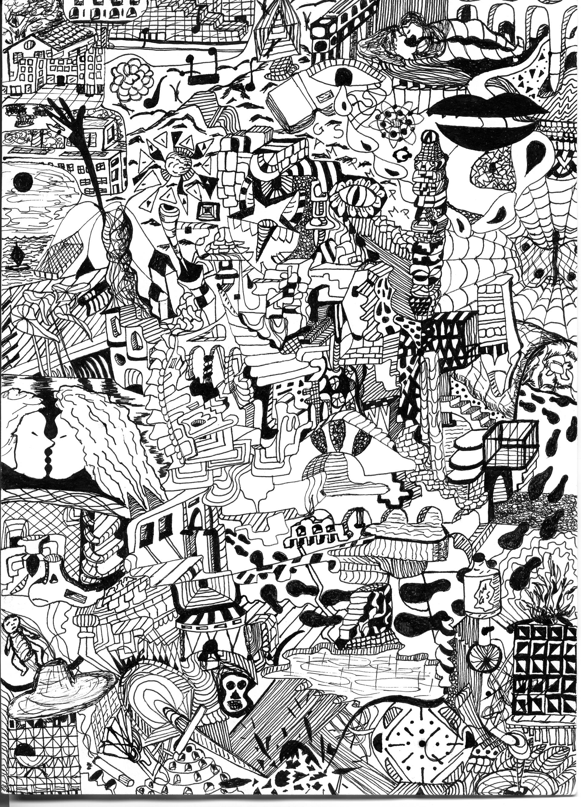 1920x2668 Footsteps Drawing - Footsteps Drawing