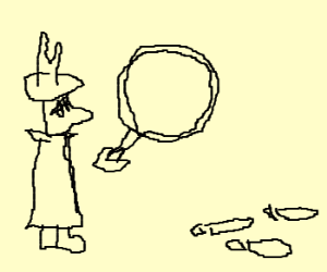 300x250 private detective following footsteps - Footsteps Drawing