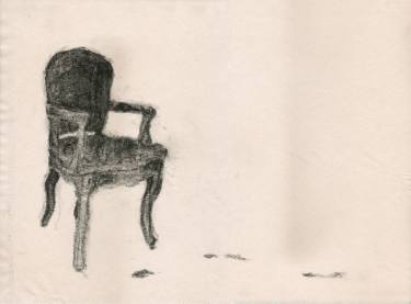 375x277 Departed Drawing - Footsteps Drawing