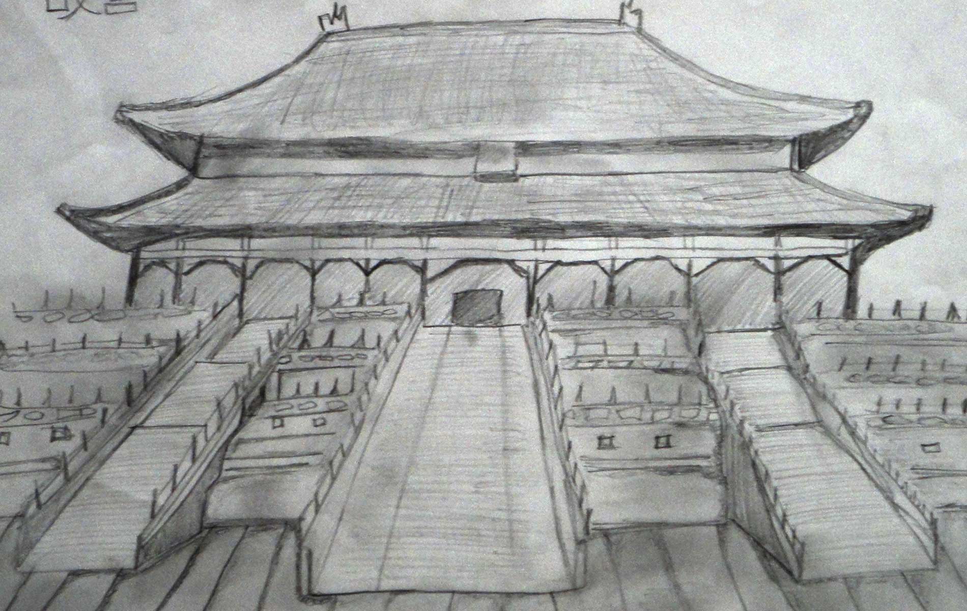 1900x1200 Forbidden City Abhay's Art Photography - Forbidden City Drawing