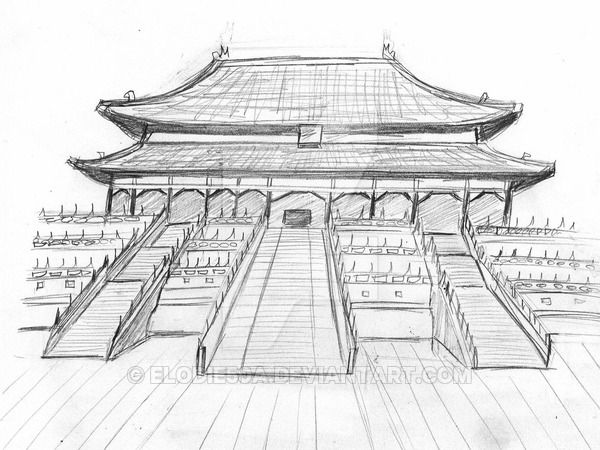 600x450 Image Result For Chinese Coloring Pages Free Forbidden City - Forbidden City Drawing