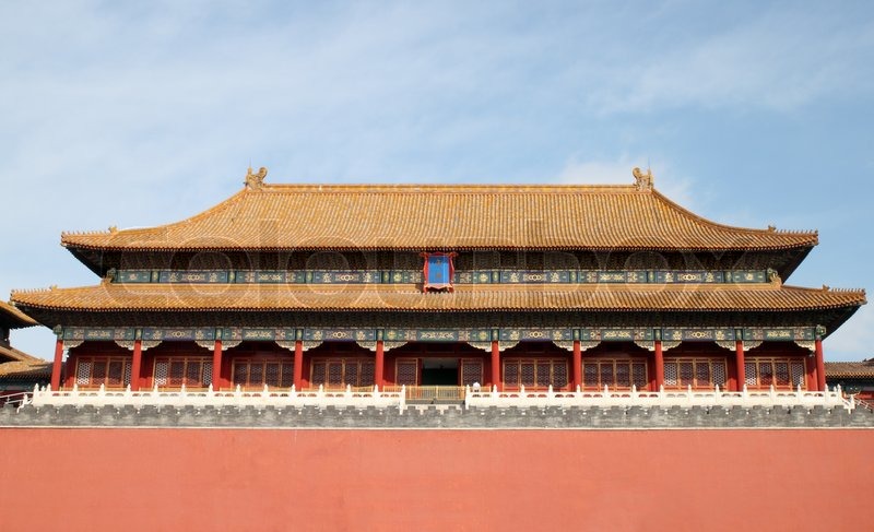 800x487 Palace Forbidden City In Beijing, China Stock Photo Colourbox - Forbidden City Drawing
