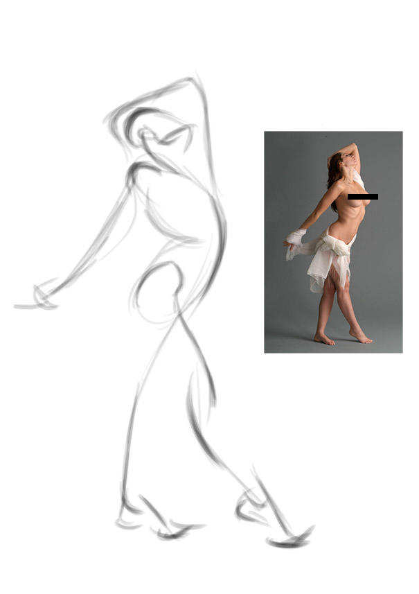 605x857 Life Drawing Dublin Force - Force Drawing