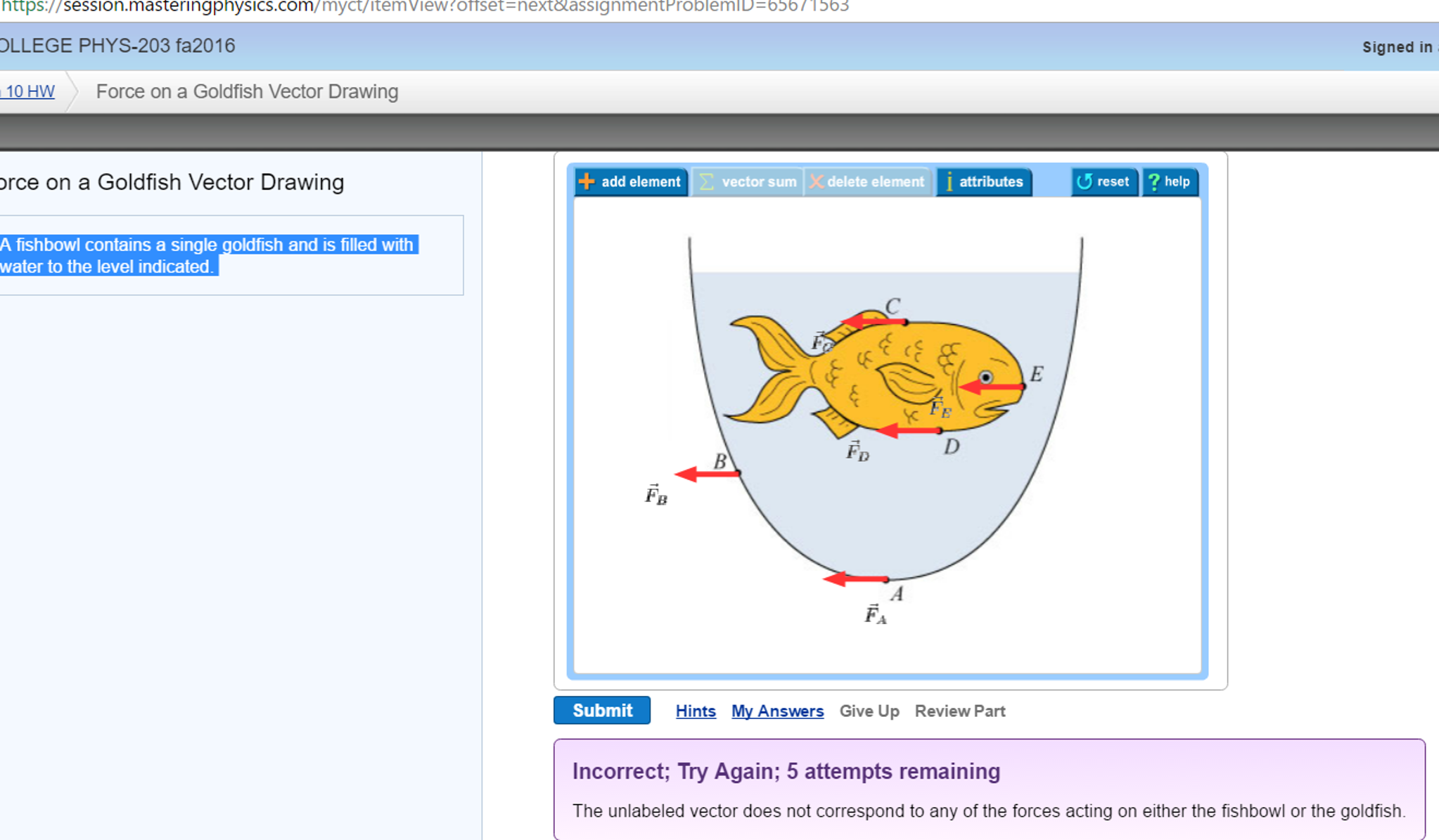2046x1195 solved a fishbowl contains a single goldfish and is fille - Force On A Goldfish Vector Drawing