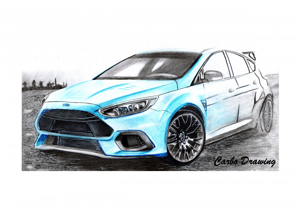 1200x841 ford focus rs - Ford Drawing