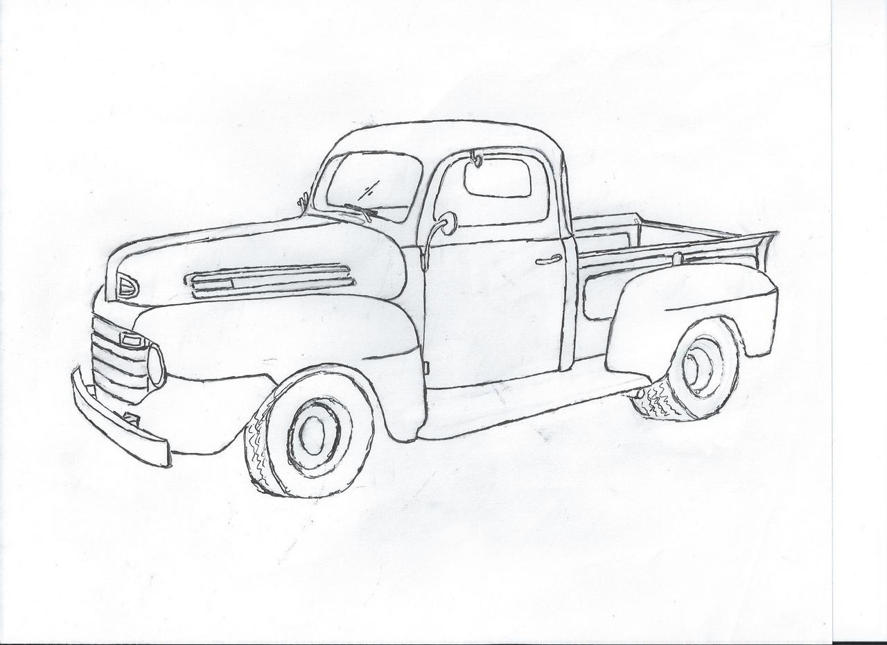 1280x931 ford drawing art drawing skill - Ford Drawing