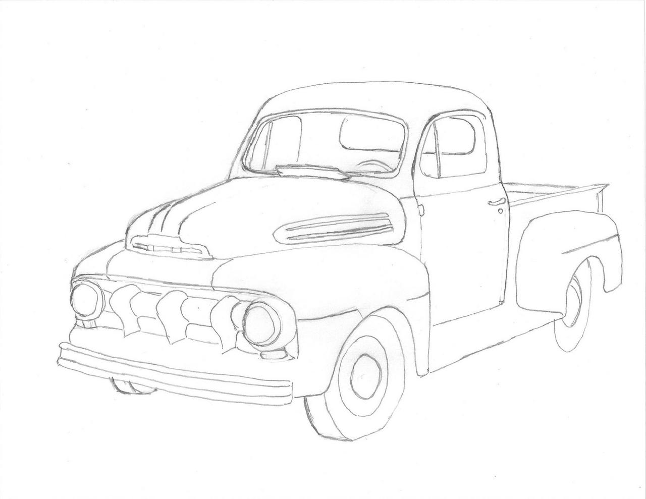 1280x989 ford drawing image drawing skill - Ford Drawing