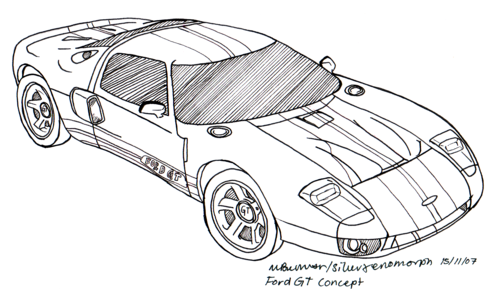 492x289 Ford Gt Concept - Ford Gt Drawing
