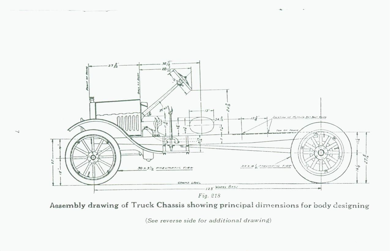 ford model a drawing