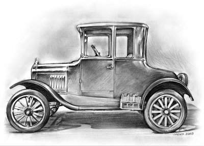 model t drawings