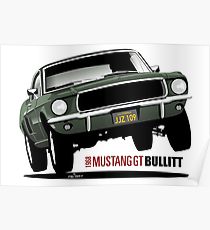 210x230 Ford Gt Drawing Posters Redbubble - Ford Mustang Gt Drawing