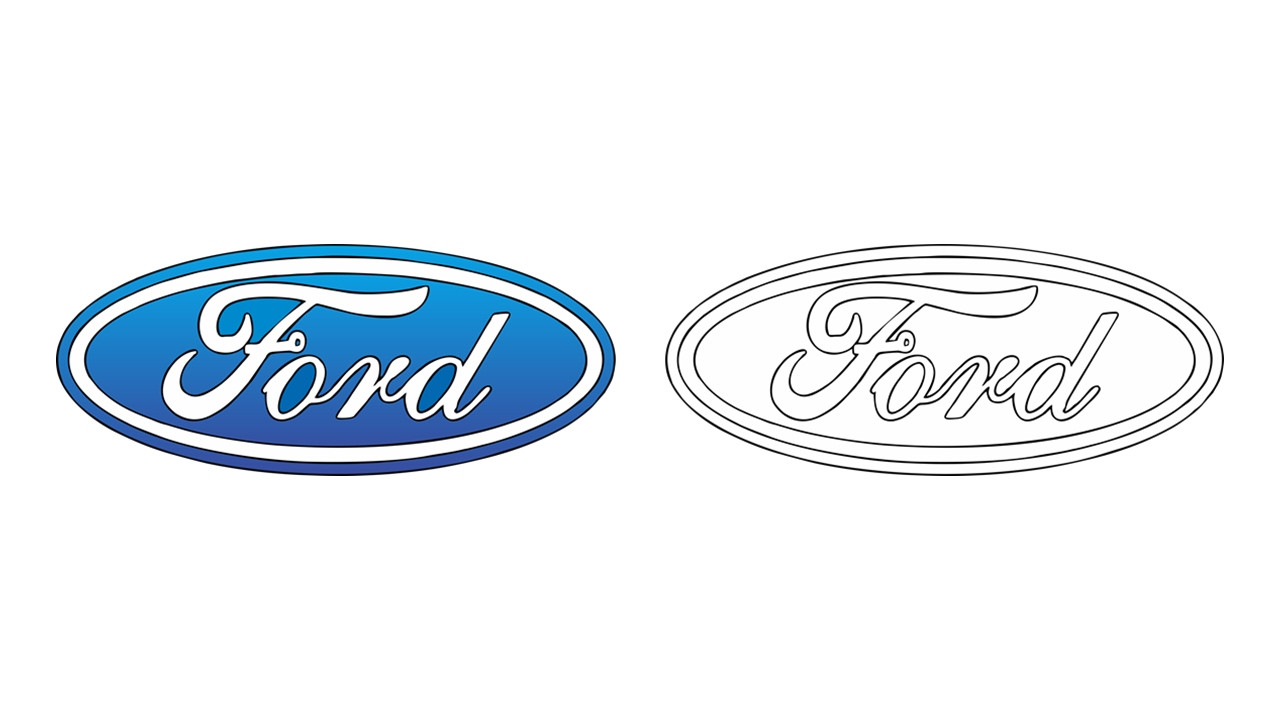 1280x720 how to draw a mustang mustang emblem drawing - Ford Mustang Logo Drawing