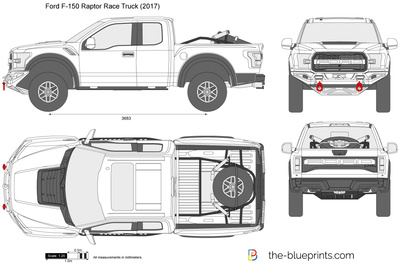 400x264 ford f raptor race truck vector drawing - Ford Raptor Drawing