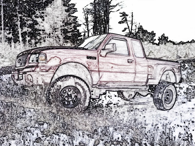 Ford Truck Drawings at PaintingValley.com | Explore collection of Ford Truck Drawings