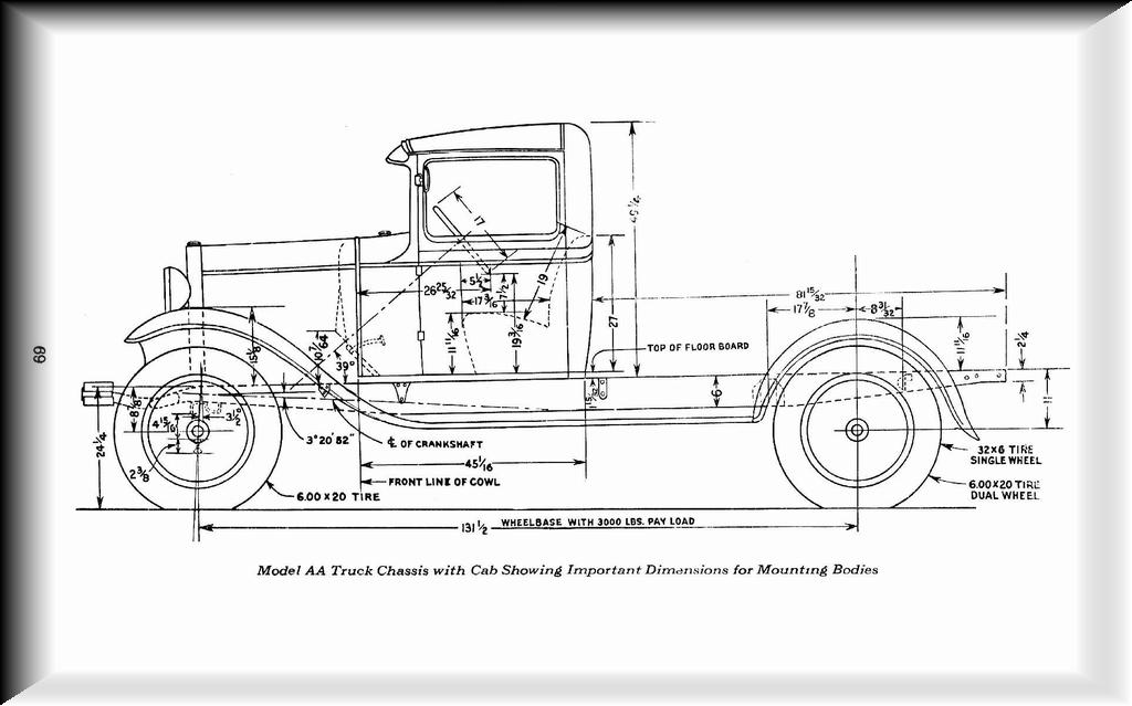1024x639 Ford Body Drawing - Ford Truck Drawings