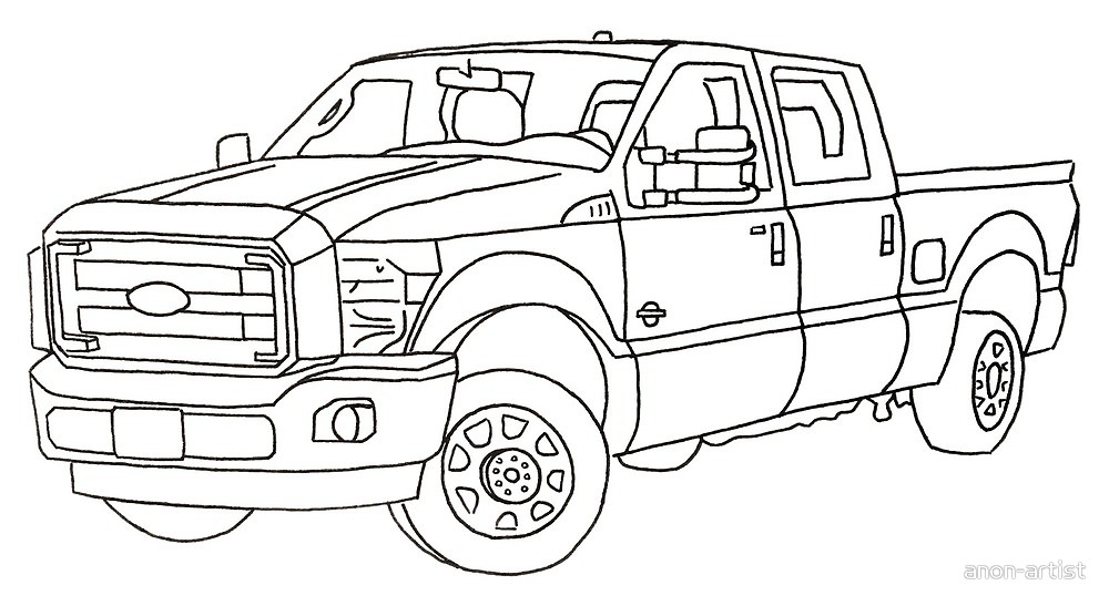 Ford Truck Drawings at PaintingValley.com | Explore collection of Ford
