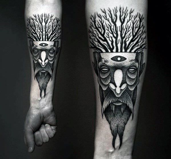 599x557 Forearm Tattoos For Men - Forearm Tattoo Drawings