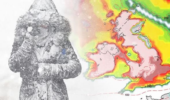 590x350 uk weather forecast most severe snow fall in years as map shows - Forecast Drawing