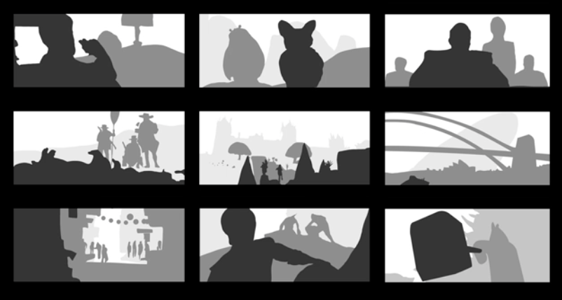 802x428 Foreground, Middle Ground, Background - Foreground Middleground Background Drawing