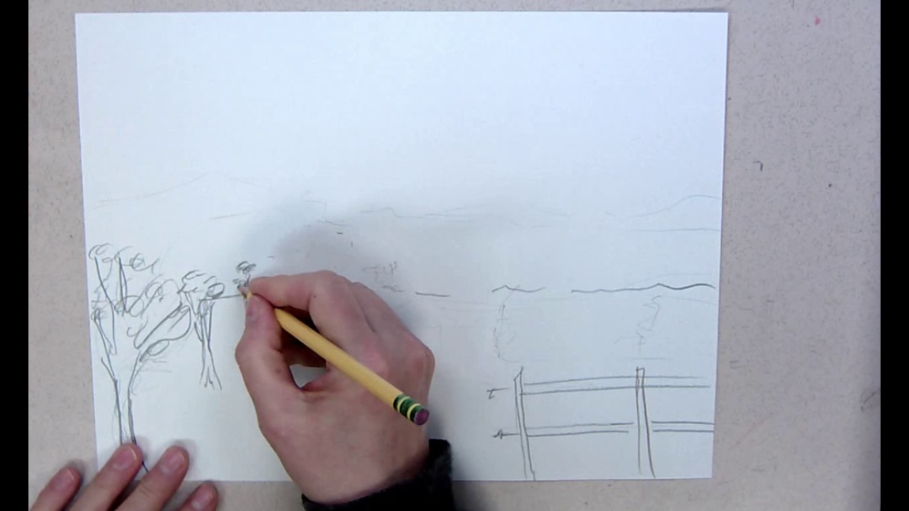 1280x720 Foreground, Middle Ground And Background Basics - Foreground Middleground Background Drawing
