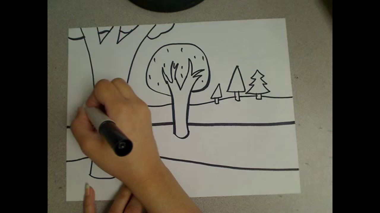 1280x720 Foreground Middleground Background - Foreground Middleground Background Drawing