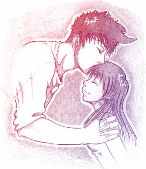 474x548 forehead kiss drawing gtgt - Forehead Kiss Drawing