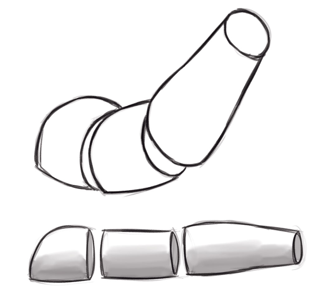 1021x950 how to draw foreshortening for character poses - Foreshortening Drawing