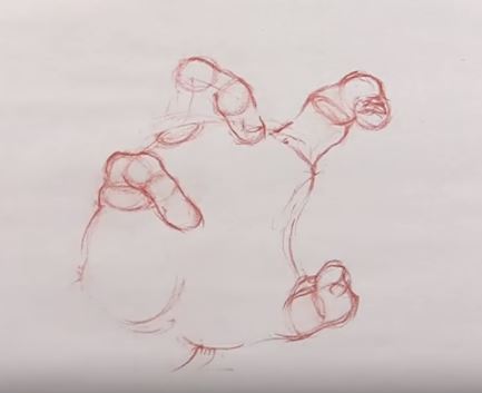 433x353 how to master foreshortening in life drawing - Foreshortening Hand Drawing