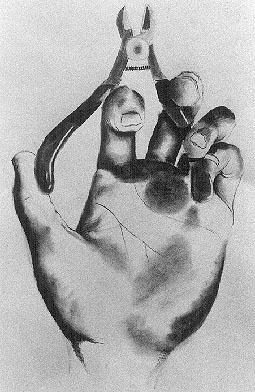 255x392 drawings of the hand holding objects and in foreshortening pencil - Foreshortening Hand Drawing