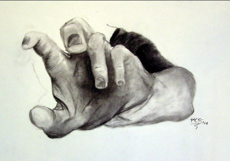 736x515 foreshortening - Foreshortening Hand Drawing