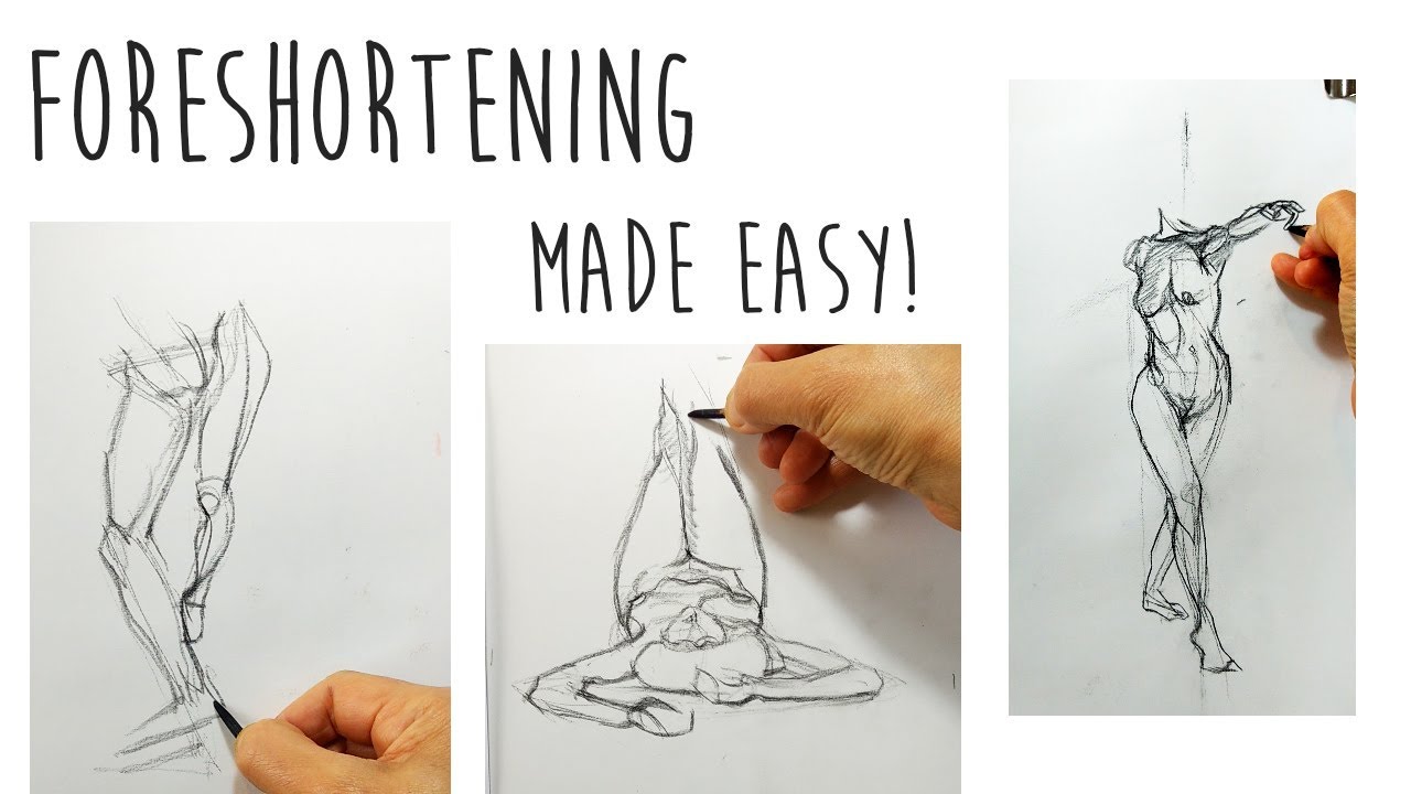 1280x720 foreshortening - Foreshortening Hand Drawing
