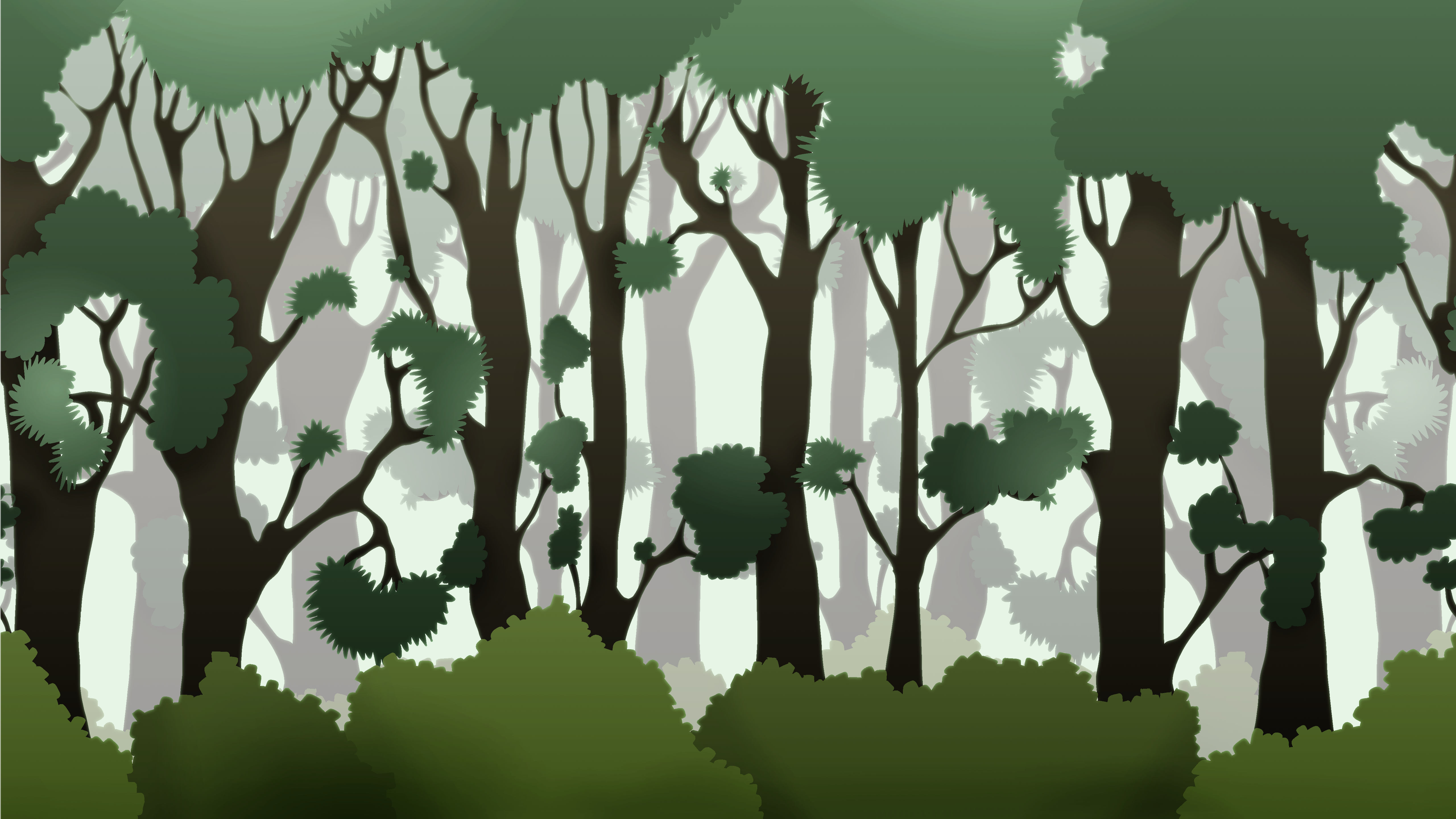 5120x2880 Large Forest Background - Forest Background Drawing