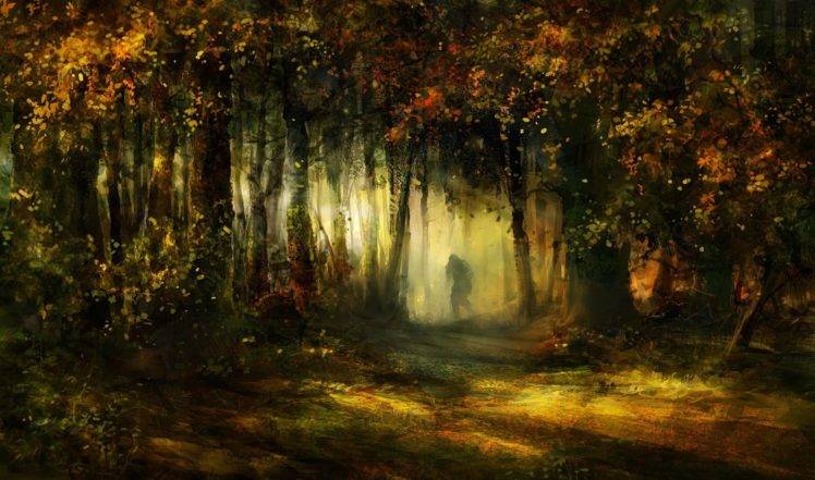 Forest Background Drawing at PaintingValley.com | Explore collection of ...