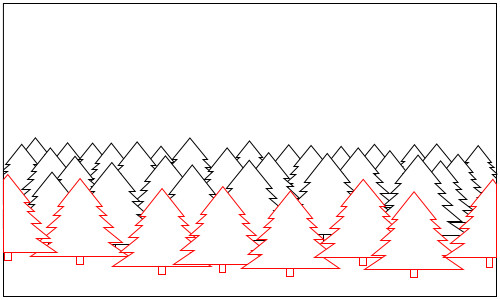 500x300 Drawing A Cartoon Forest - Forest Cartoon Drawing