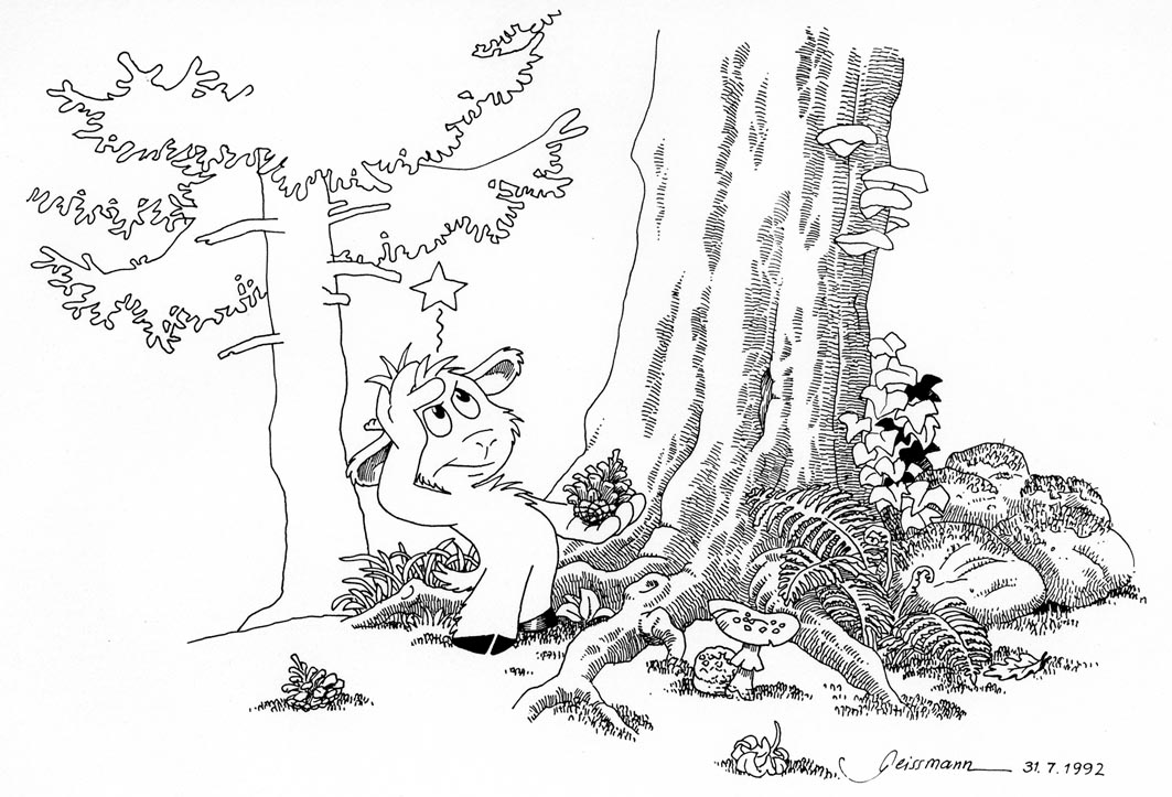 1063x723 Drawn Forest Cartoon - Forest Cartoon Drawing