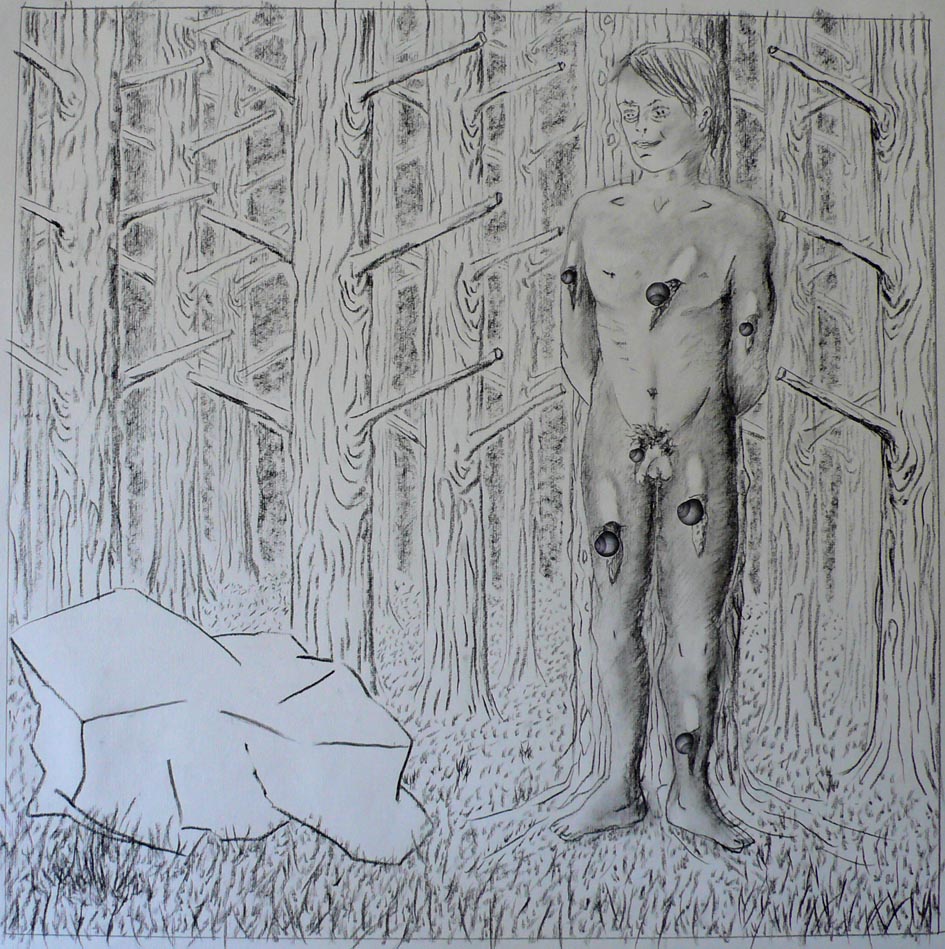 945x949 Forest Drawings - Forest Drawing
