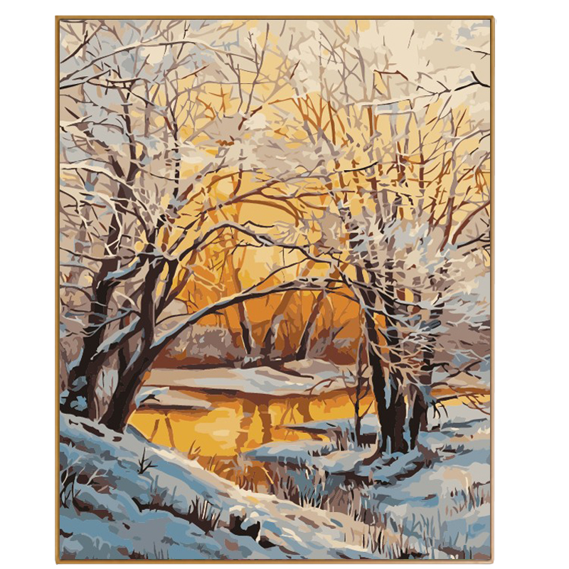 800x800 Phkv Oil Painting - Forest Drawing