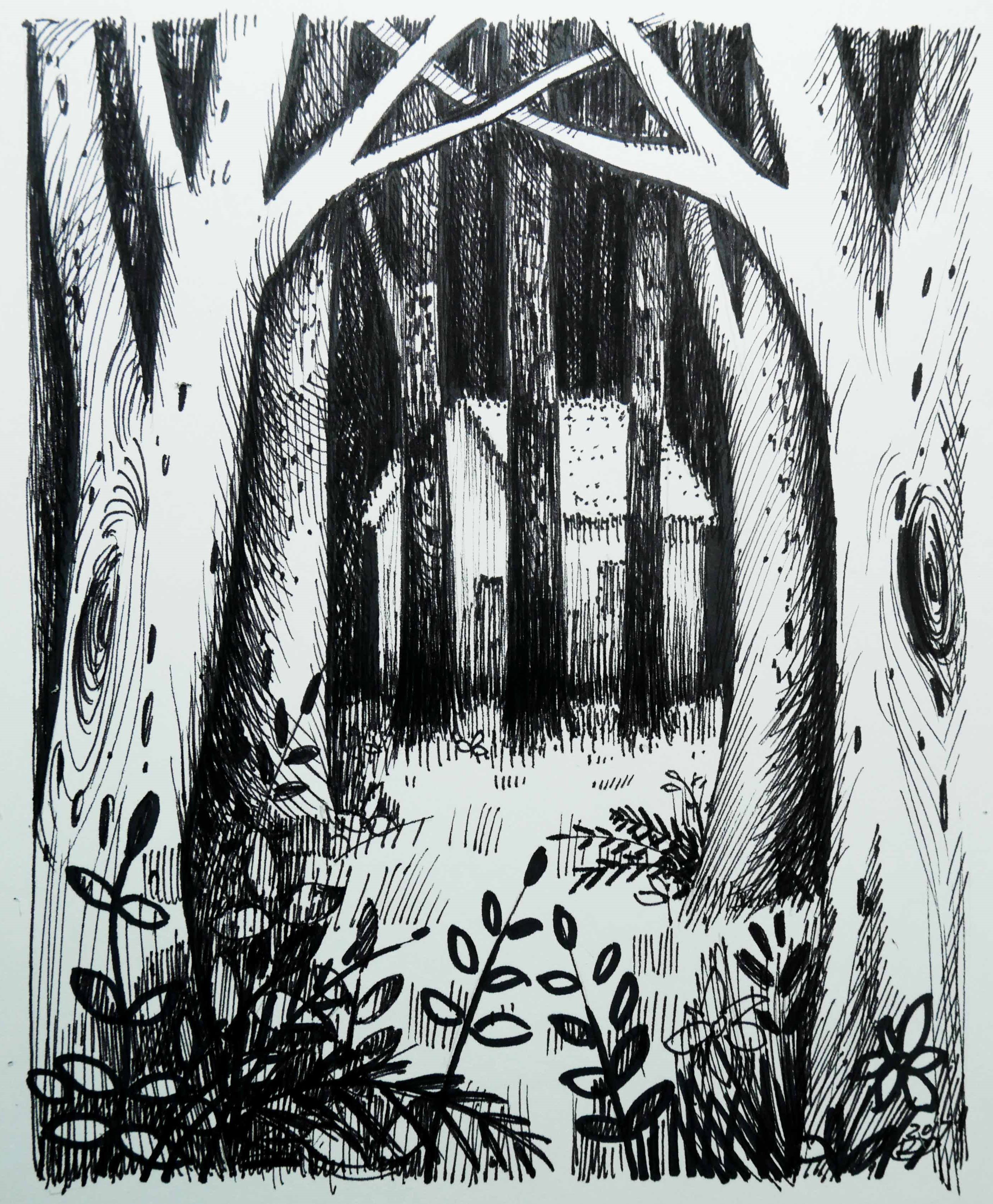 Forest Drawing at PaintingValley.com | Explore collection of Forest Drawing