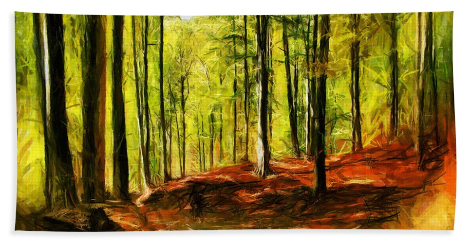 967x500 Enchanted Forest - Forest Drawing Pictures