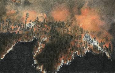 375x241 Cc Forest Fires Drawing - Forest Fire Drawing