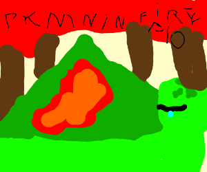 300x250 Draw Any Pokemon In A Forest Fire Pio Drawing - Forest Fire Drawing