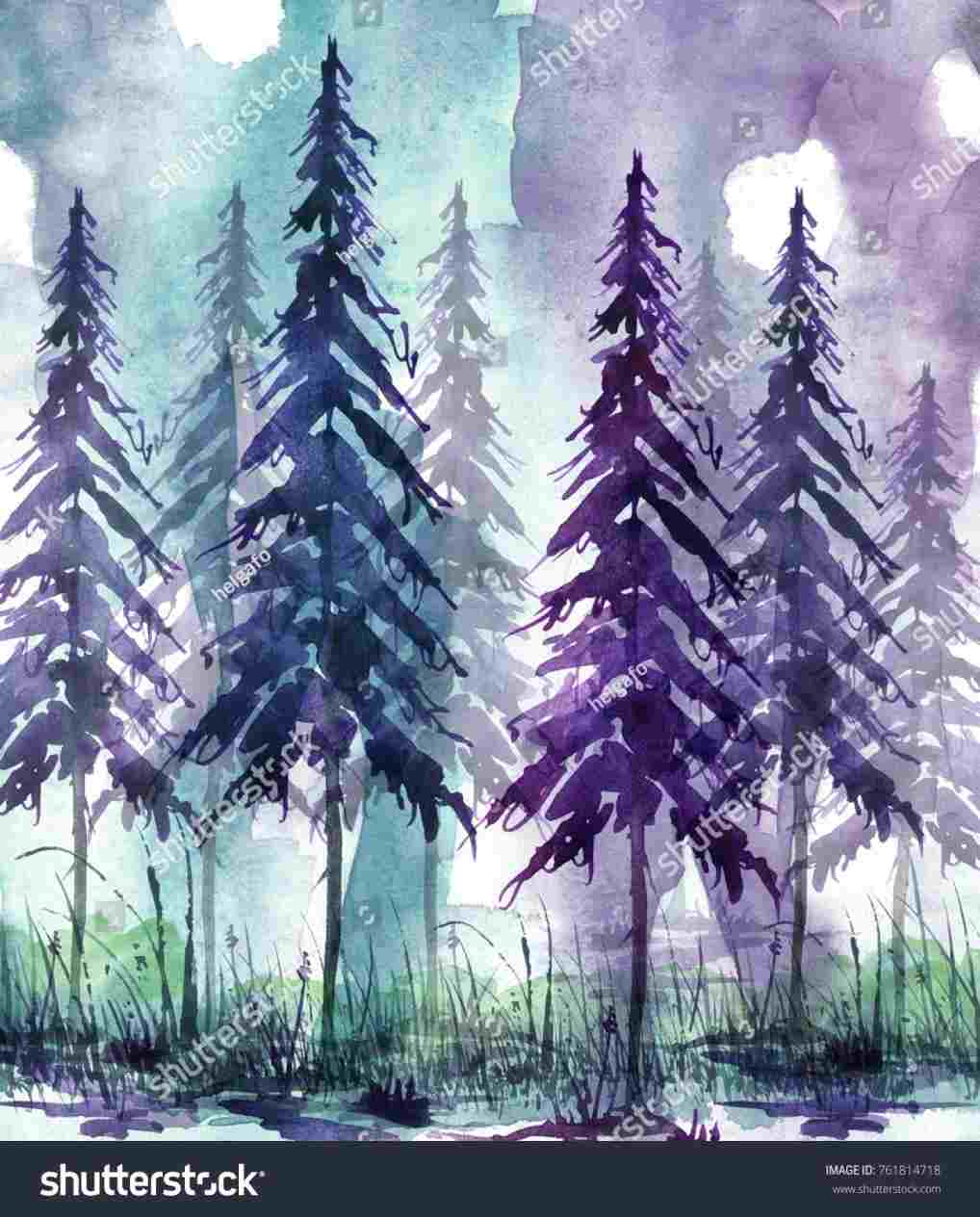 1018x1264 forest fountain pen youtuberhyoutubecom how forest landscape - Forest Landscape Drawing