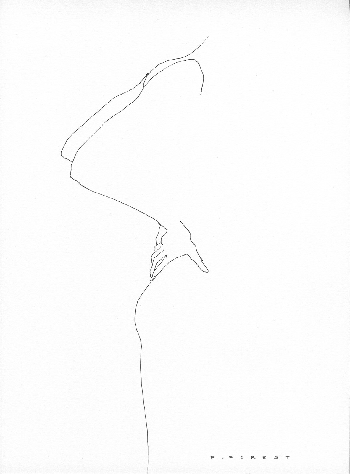 1183x1600 Forest English Metal Magazine - Forest Line Drawing