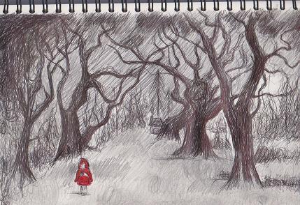 429x294 Tiff's Theatre And Film Blog Ideas In Narrative And Genre - Forest Scene Drawing